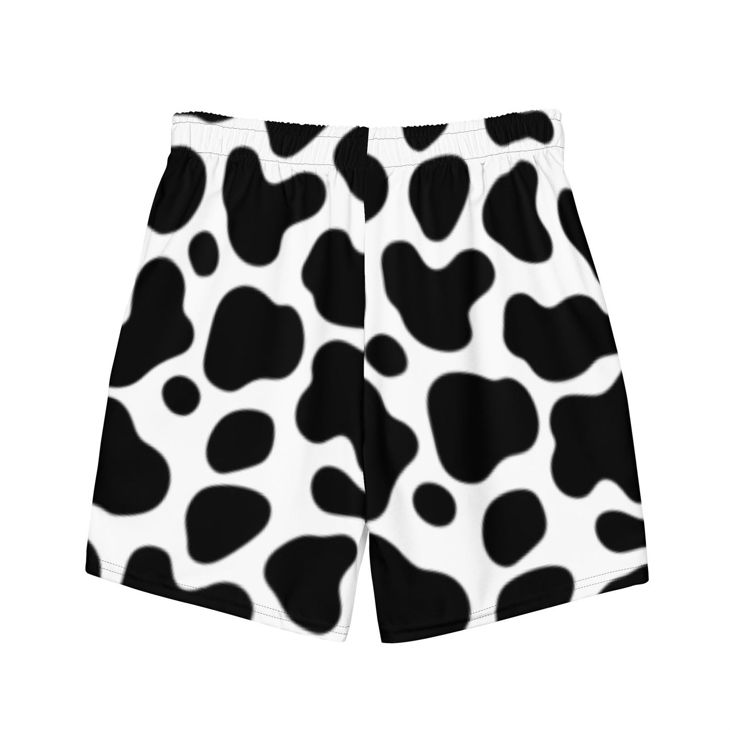 Cow Print Swim Trunks